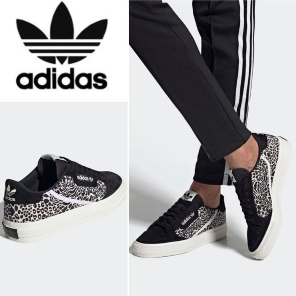 adidas Originals Continental Vulc Leopard Sneaker